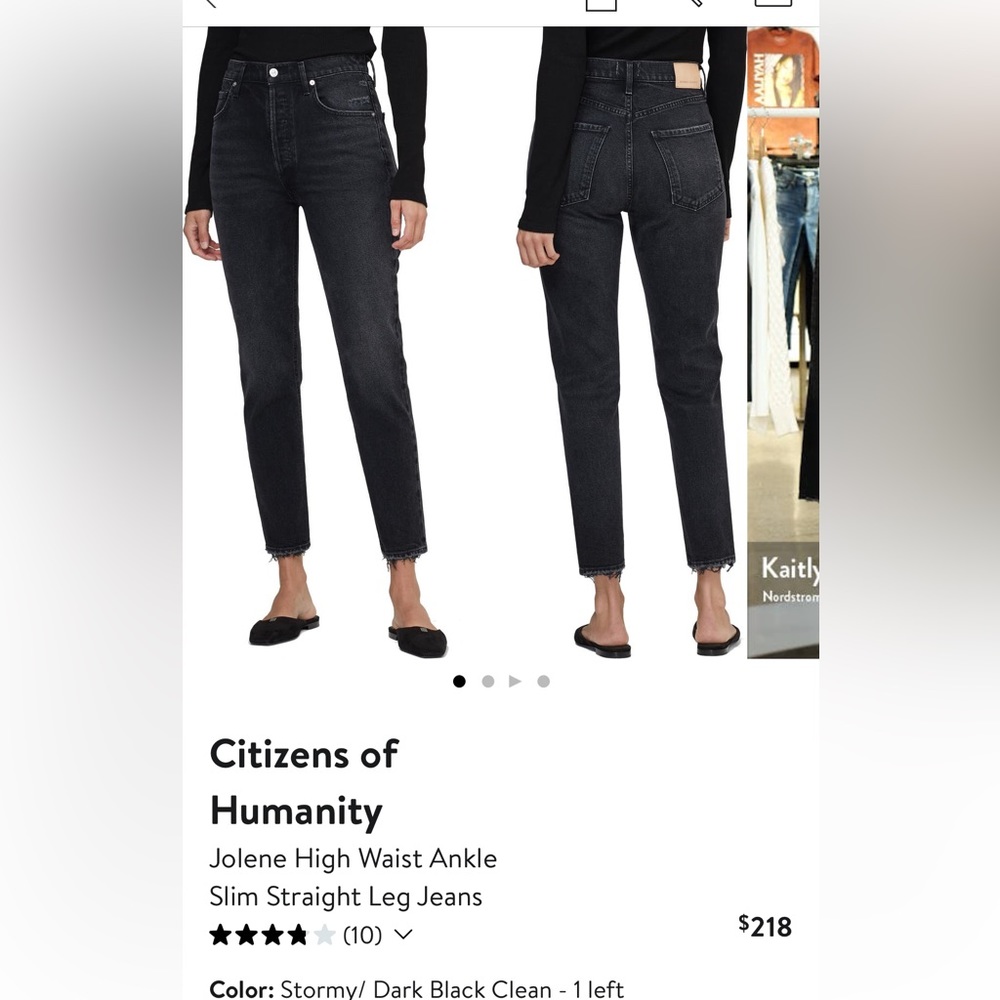 Citizens of humanity Jolene in stormy